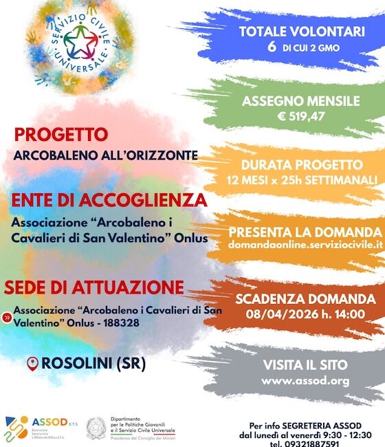 Servizio civile universale locandina